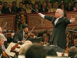 Daniel Baremboim dirige el concierto en 2009