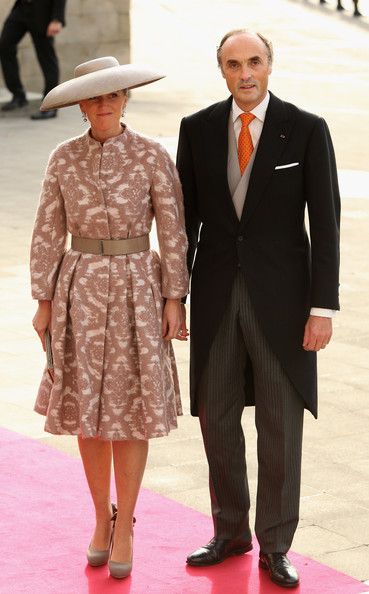 reina Astrid de Bélgica y el Archiduqie Lorenzo de Austria