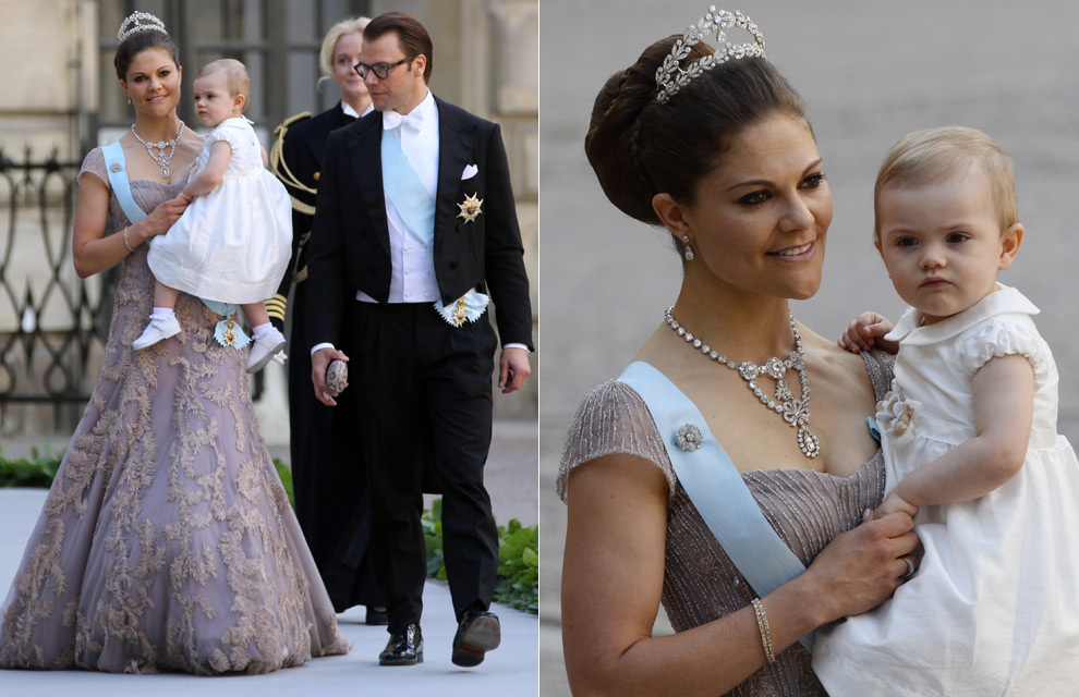 Las princesas Victoria y Estelle
