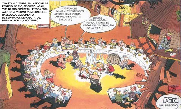 El banquete de la aldea gala