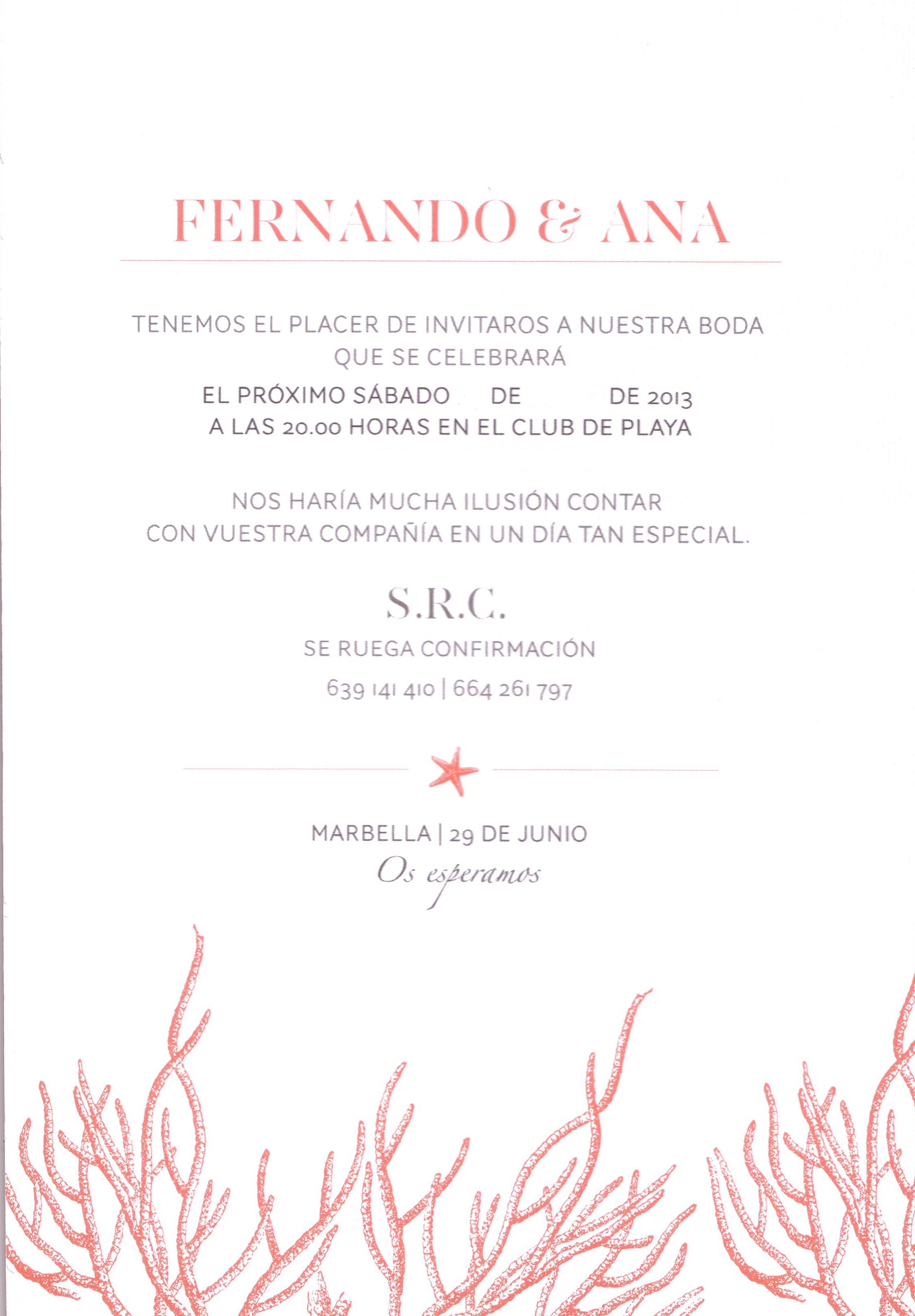 invitación detrás