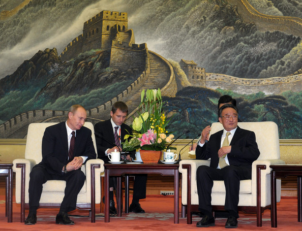 Putin y Wu Bangguo