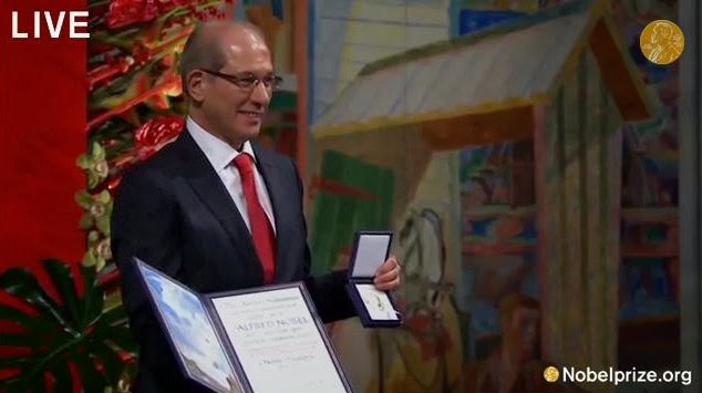 Entrega del Premio Nobel de la Paz 2013