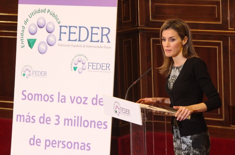 Intervención de Dª Letizia en el Senado, acto FEDER