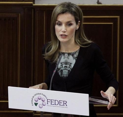 Intervención de Dª Letizia