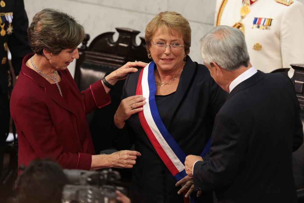 Imposición de la banda presidencial
