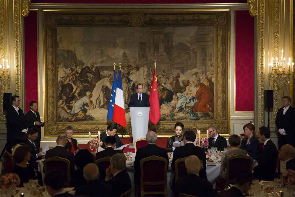 Francia recibe China