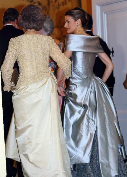 Doña Sofía y Doña Letizia