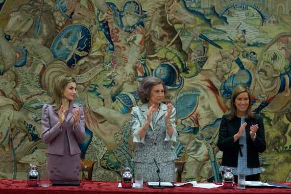 Doña Sofía y doña Letizia