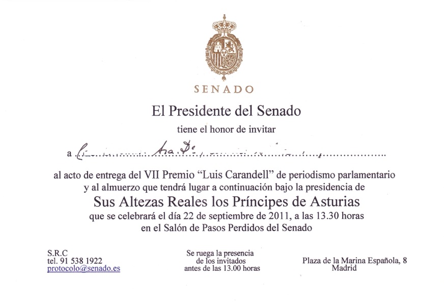 Invitación 2011