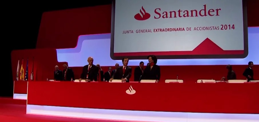 banco Santander junta