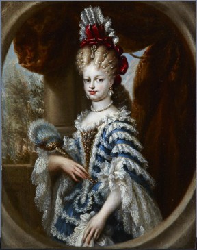 Miguel Jacinto Meléndez. Retrato de María Luisa gabriela de Saboya.