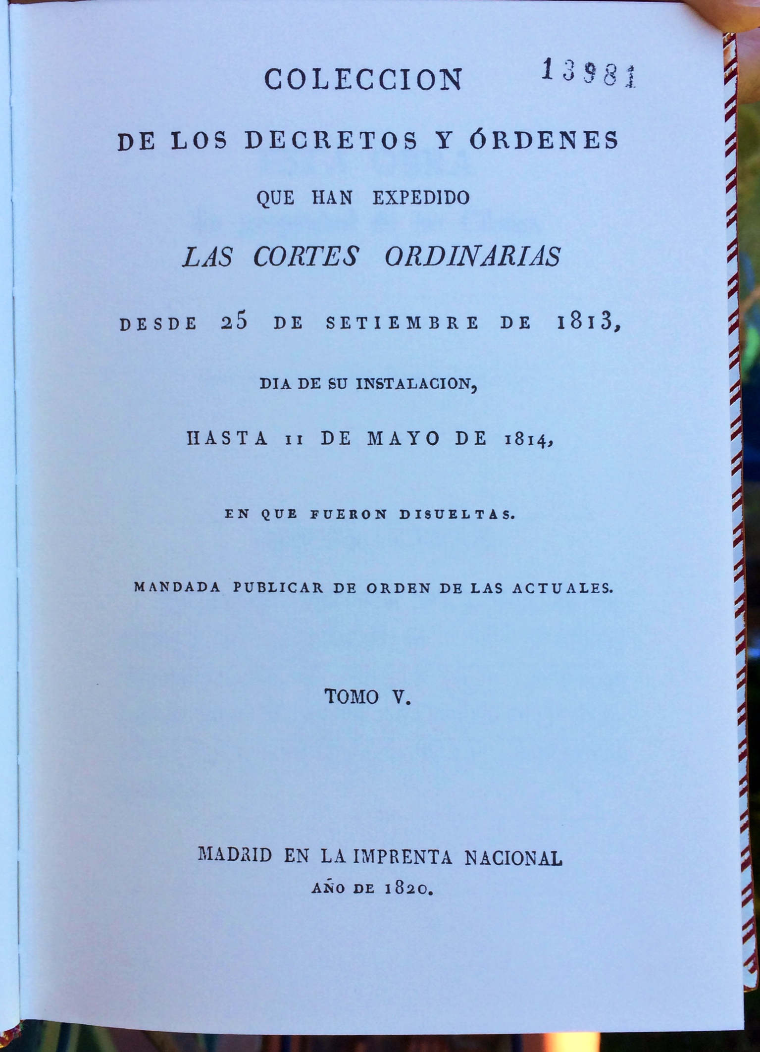 Decretos 1820