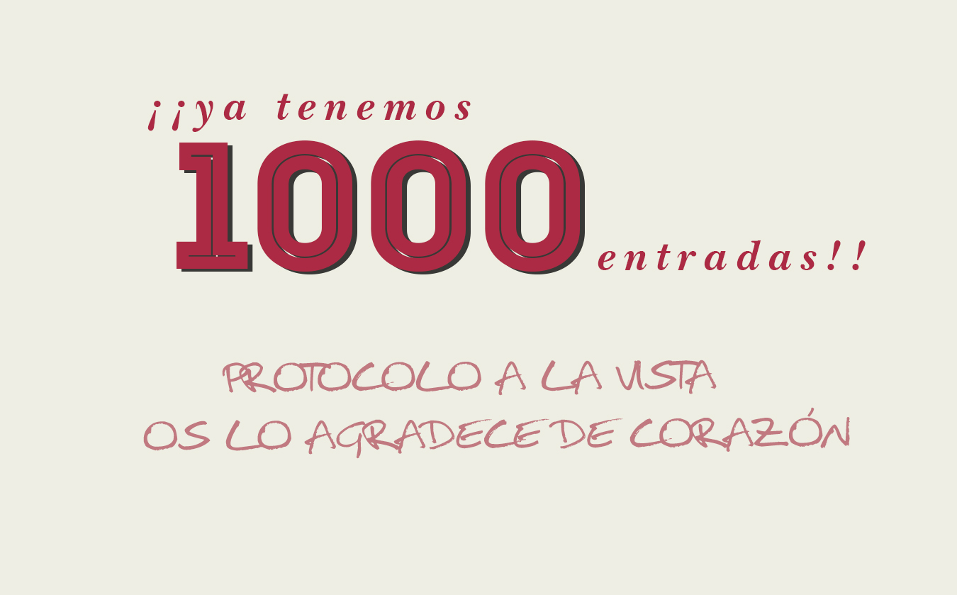 1000 entradas