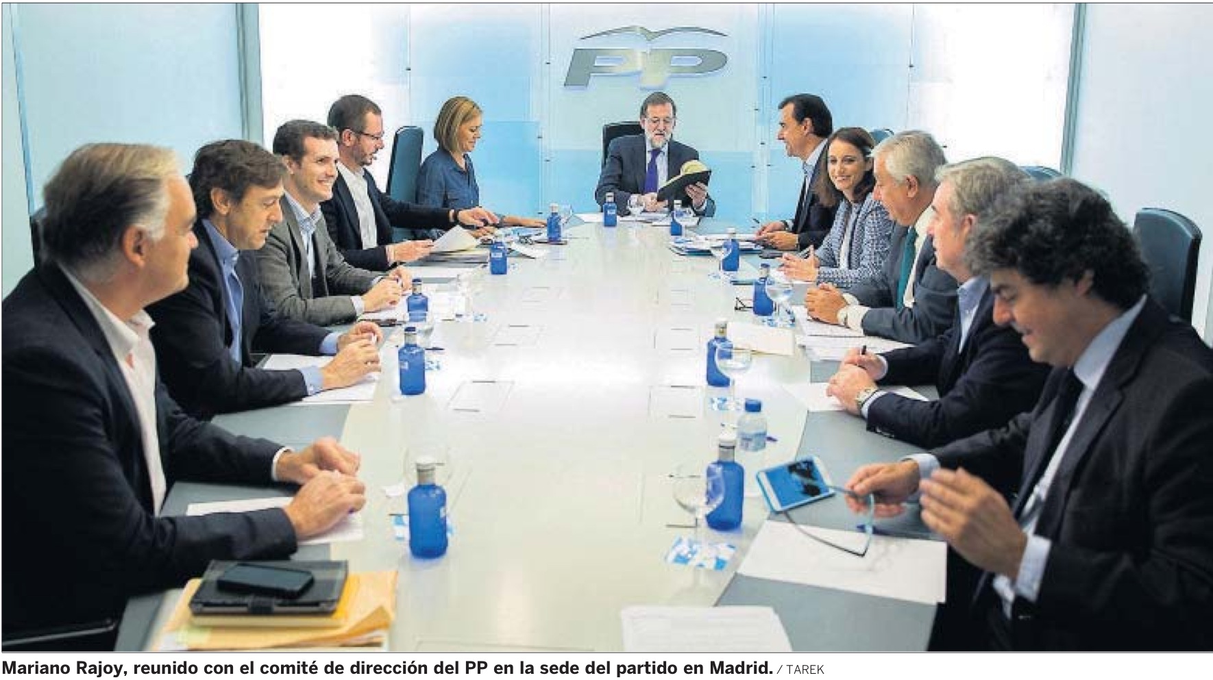 Rajoy sede PP oct 15