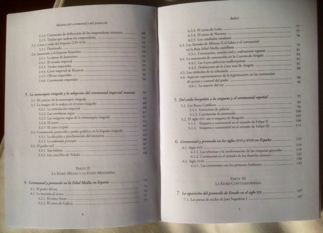 libro María índice