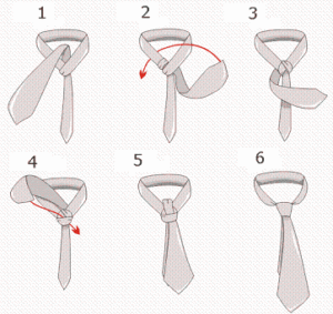 chaqué Cómo hacer un nudo Windsor