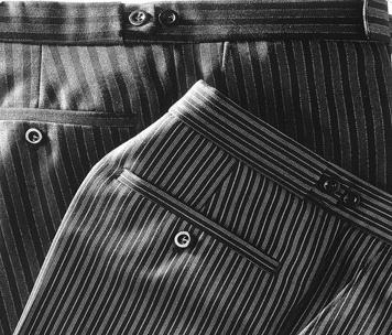 chaqué Diferentes pantalones de chaqué