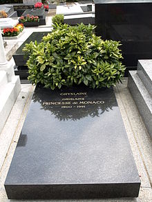 Grimaldi Tumba de Ghislaine Marie Françoise Dommanget