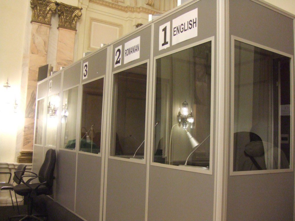 intérpretes cabinas