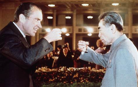 Nixon brindis China
