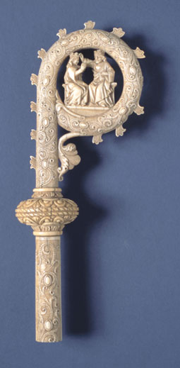 Báculo con la Coronación de María, S. XIV