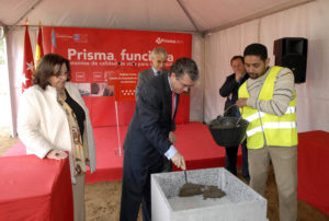 Granados-Primera-Piedra Centro de Educación de adultos en Colmenarejo