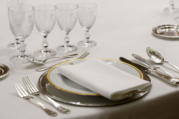 Puesto de mesa Palacio Real 1