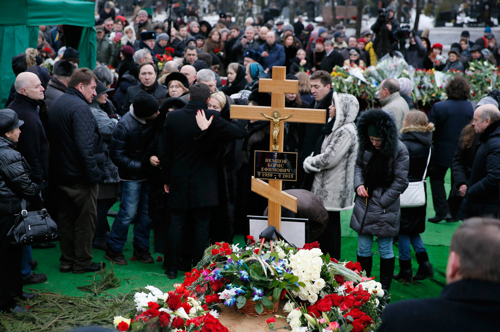 Entierro opositor Nemtsov
